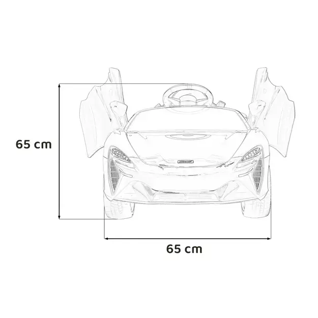 Elektromobilis Vaikams McLaren Artura  Juodas