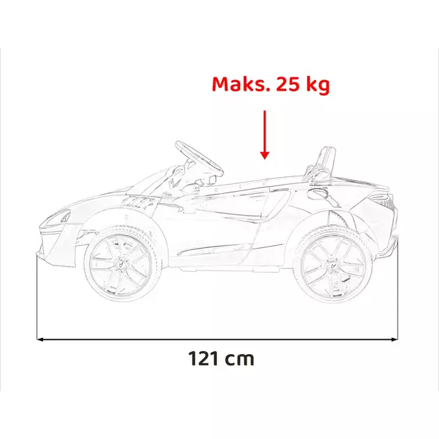 Elektromobilis Vaikams McLaren Artura  Juodas