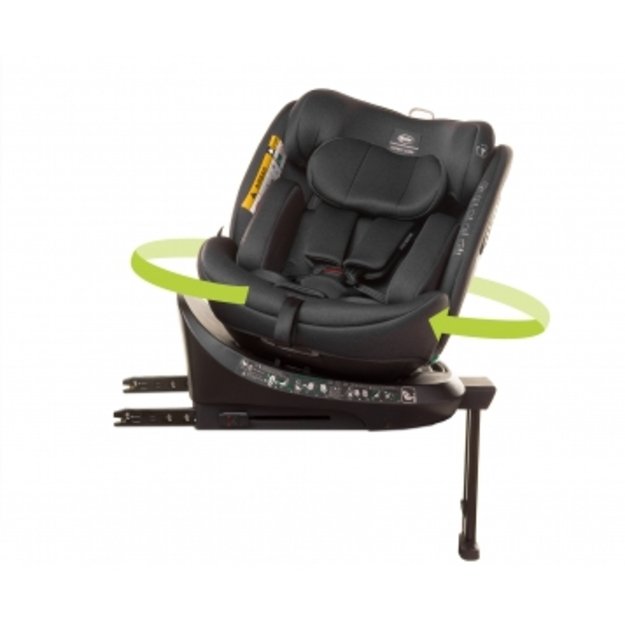 4baby Enzo-fix autokėdutė (40-150 cm) žalia 3