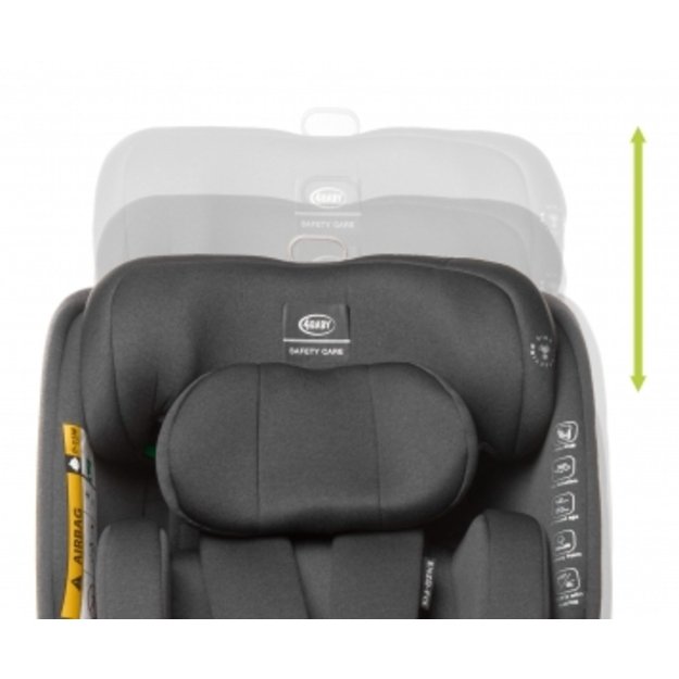 4baby Enzo-fix autokėdutė (40-150 cm) žalia 2