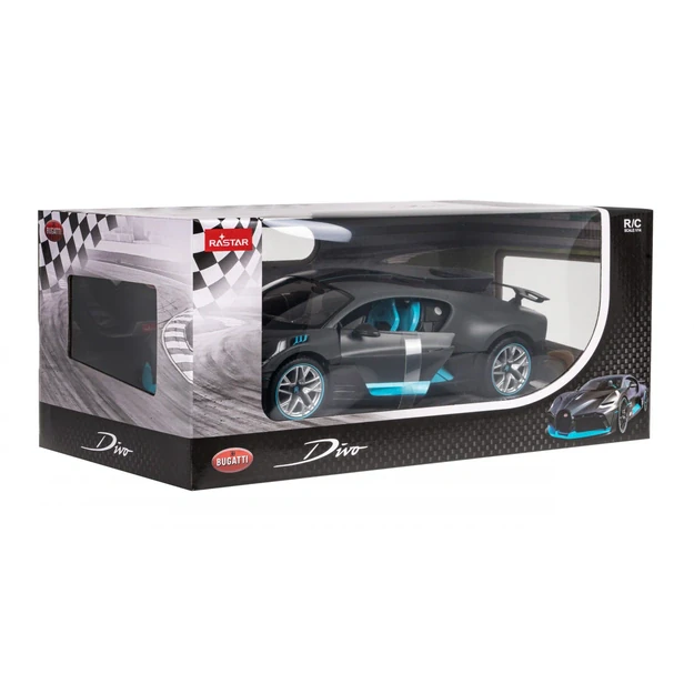Bugatti Divo sidabrinis RASTAR modelis 1:14 R/C automobilis + Nuotolinio valdymo pultas