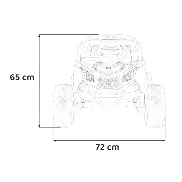 CAN-AM 4x4 | 800W akumuliatorinis bagis vaikams