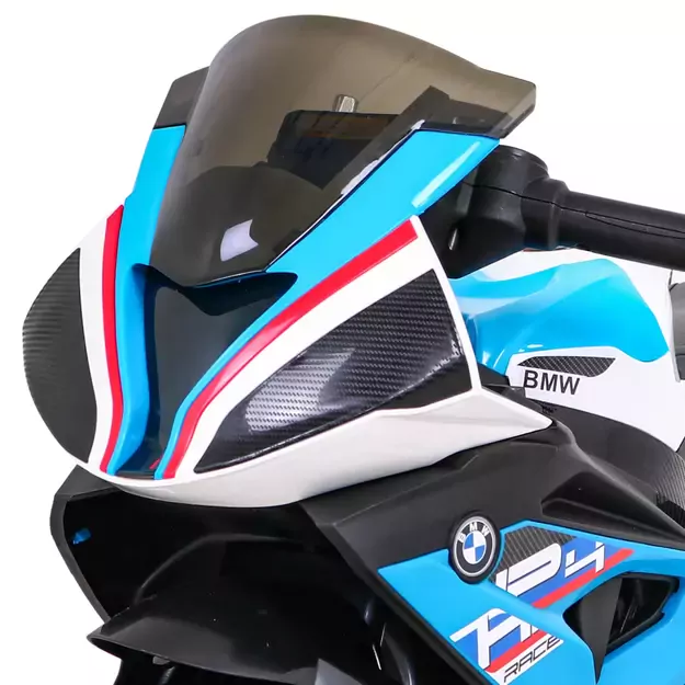 Elektrinis triratis motociklas BMW HP4 mėlynas