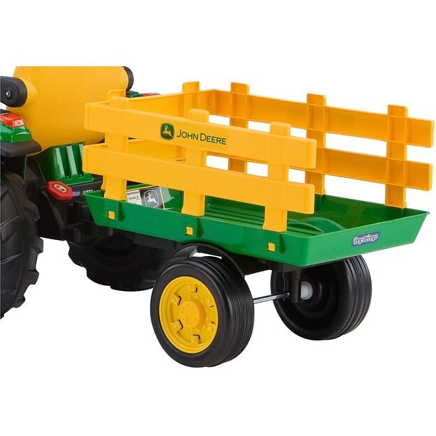 Elektromobilis PEG PEREGO JOHN DEERE GROUND LOADER 12V + priekaba