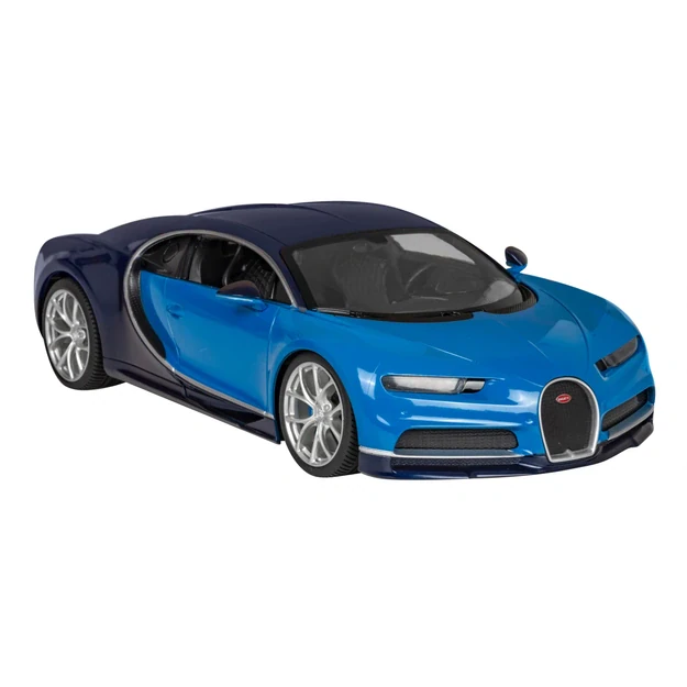 Bugatti Chiron mėlynas RASTAR modelis 1:14 R/C automobilis + LED žibintai + 2,4 GHz nuotolinio valdymo pultas