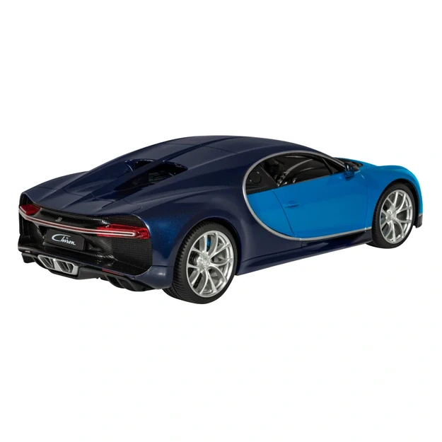 Bugatti Chiron mėlynas RASTAR modelis 1:14 R/C automobilis + LED žibintai + 2,4 GHz nuotolinio valdymo pultas