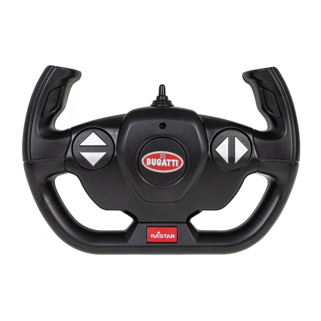 Bugatti Chiron mėlynas RASTAR modelis 1:14 R/C automobilis + LED žibintai + 2,4 GHz nuotolinio valdymo pultas