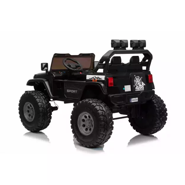 Keičiamo dydžio Extreme Sport 4x4 visureigis Juodas