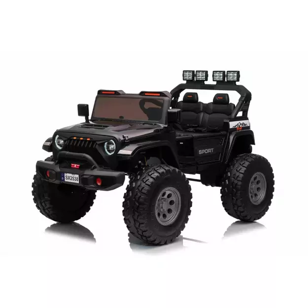 Keičiamo dydžio Extreme Sport 4x4 visureigis Juodas