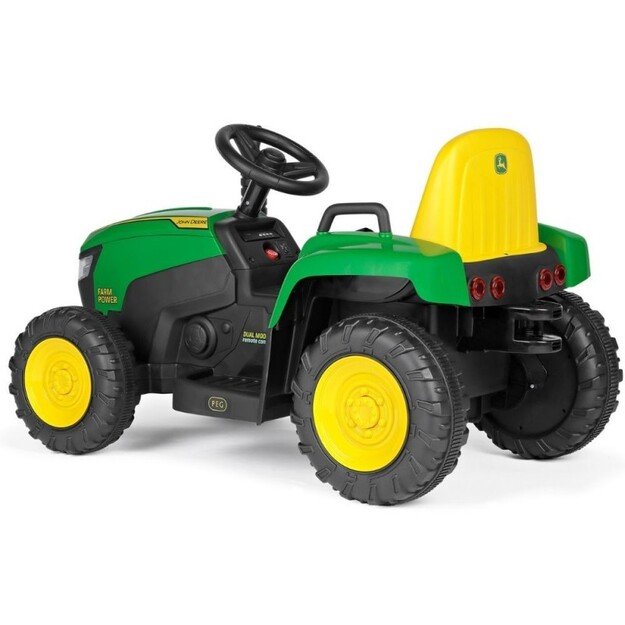Traktoriukas PEG PEREGO JOHN DEERE FARM POWER su priekaba 2