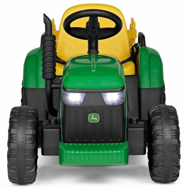 Traktoriukas PEG PEREGO JOHN DEERE FARM POWER su priekaba 4