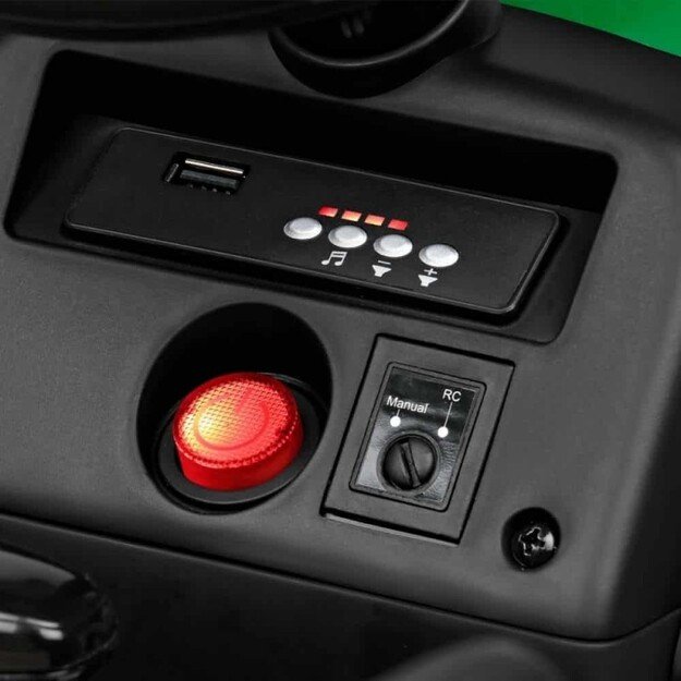 Traktoriukas PEG PEREGO JOHN DEERE FARM POWER su priekaba 7