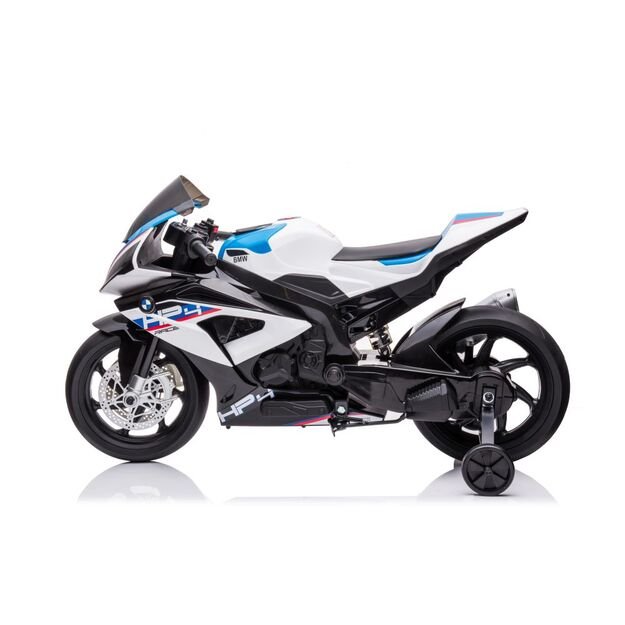 Baterija varomas motociklas BMW HP4 Race Baltas