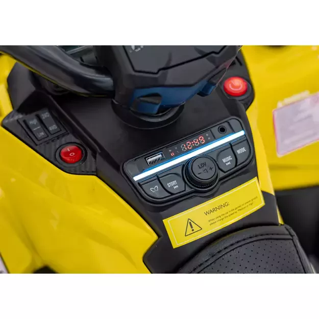 Quad Can Am Outlander ATV Geltonas 24v 13