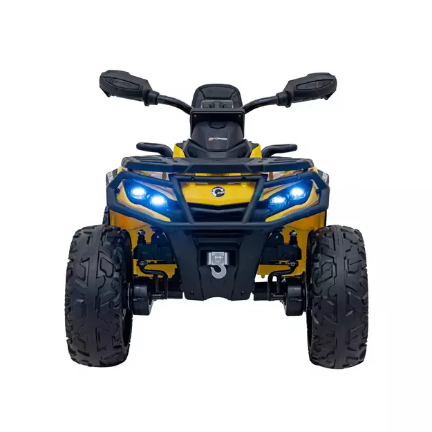 Quad Can Am Outlander ATV Geltonas 24v 3