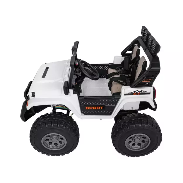 Keičiamo dydžio Extreme Sport 4x4 visureigis Baltas