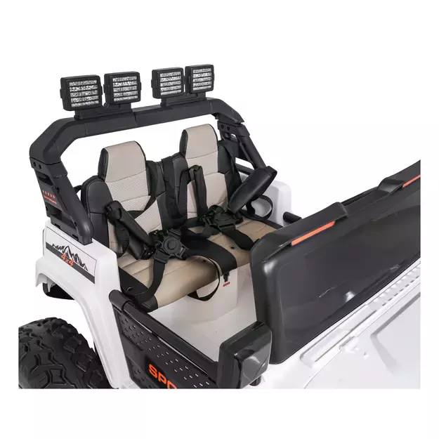 Keičiamo dydžio Extreme Sport 4x4 visureigis Baltas