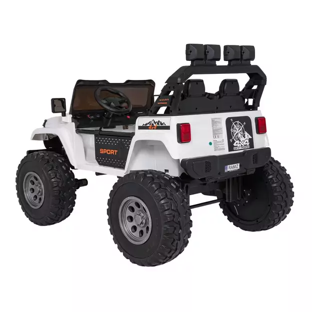 Keičiamo dydžio Extreme Sport 4x4 visureigis Baltas