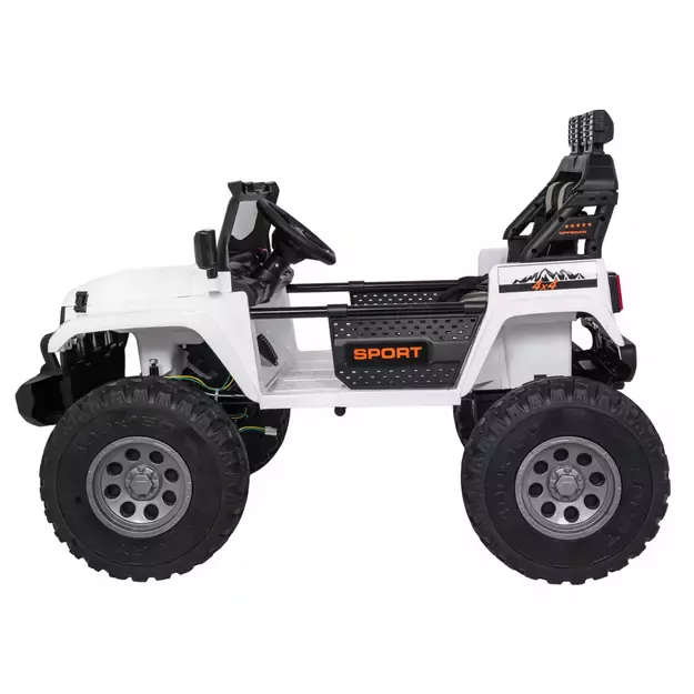 Keičiamo dydžio Extreme Sport 4x4 visureigis Baltas