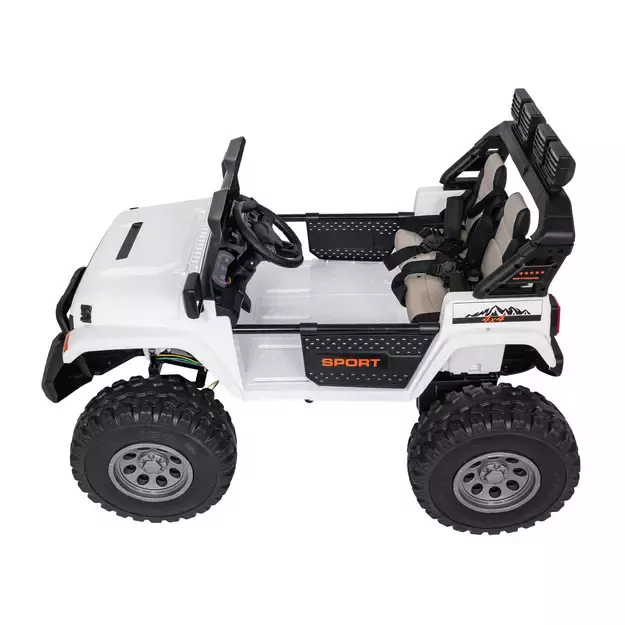 Keičiamo dydžio Extreme Sport 4x4 visureigis Baltas