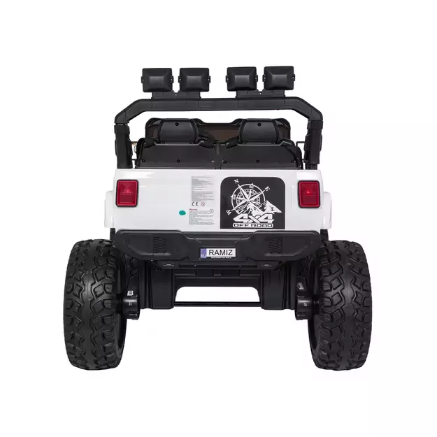 Keičiamo dydžio Extreme Sport 4x4 visureigis Baltas