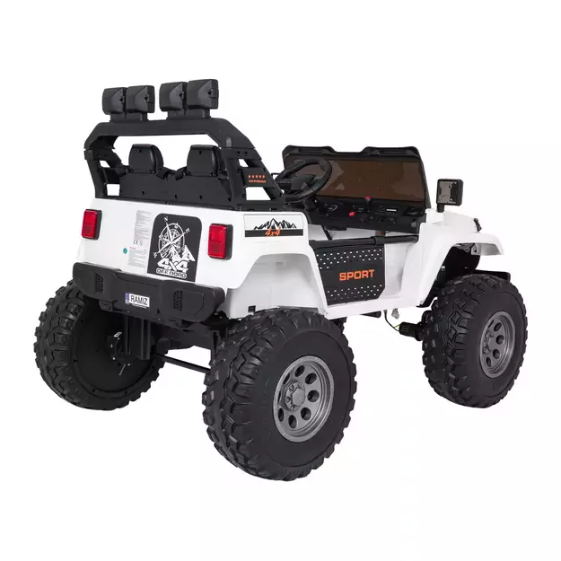 Keičiamo dydžio Extreme Sport 4x4 visureigis Baltas