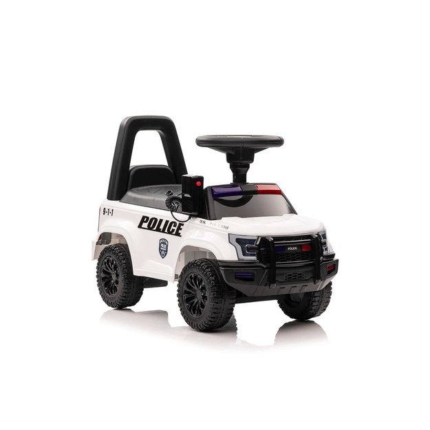 QLS-993 važiuojamasis automobilis Baltas