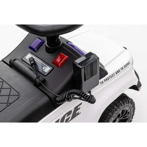 QLS-993 važiuojamasis automobilis Baltas 6