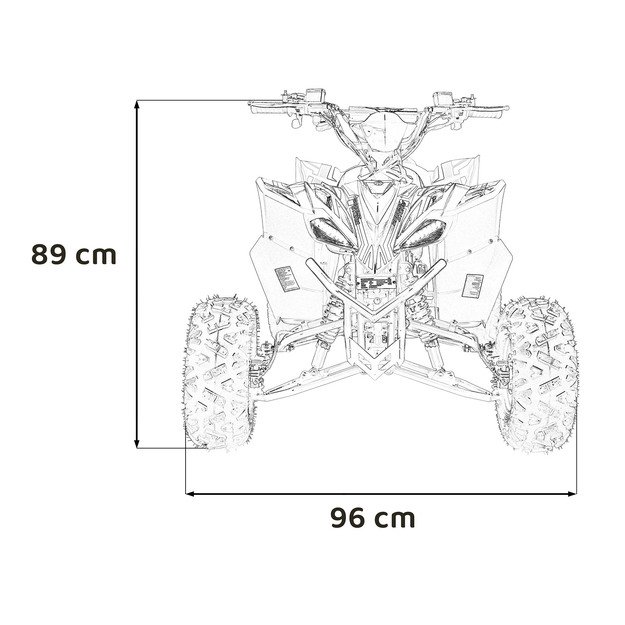 Quad DESERT STORM LIFT Orandžinis 24
