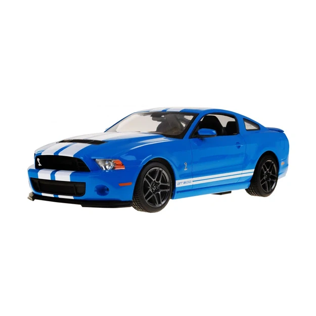 „Ford Shelby Mustang GT500“ mėlynas „RASTAR“ modelis 1:14. R/C automobilis + R/C pultas.