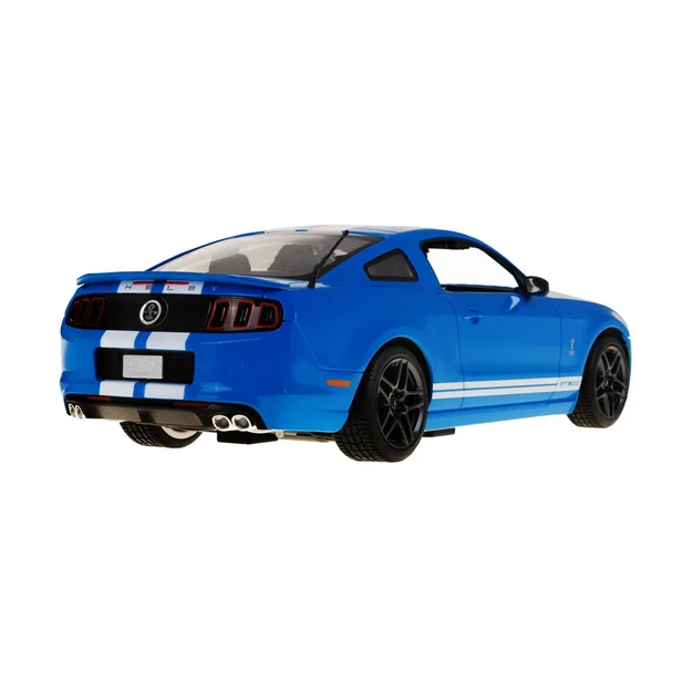 „Ford Shelby Mustang GT500“ mėlynas „RASTAR“ modelis 1:14. R/C automobilis + R/C pultas.