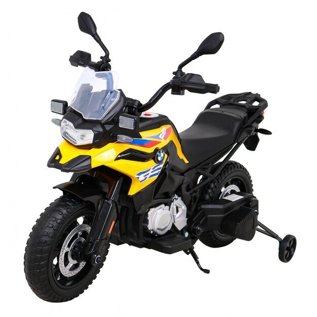 Elektrinis motociklas vaikams  BMW F850 GS geltonas