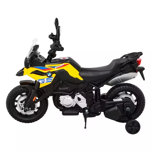 Elektrinis motociklas vaikams  BMW F850 GS geltonas