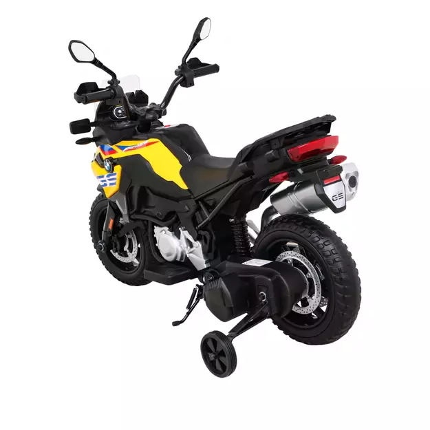 Elektrinis motociklas vaikams  BMW F850 GS geltonas