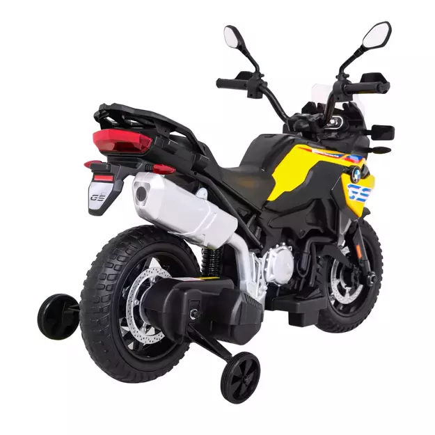 Elektrinis motociklas vaikams  BMW F850 GS geltonas