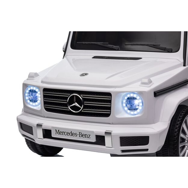 ELEKTROMOBILIS VAIKAMS MERCEDES G500  4x4 Baltas