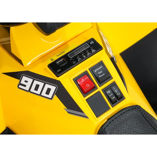 Quad 4x4 ATV WOLF Geltonas 10