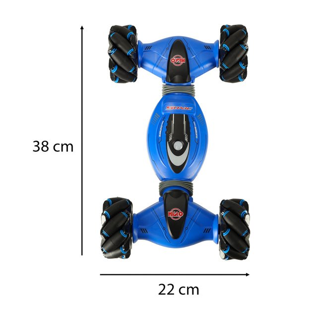 RC automobilis Stunts Dancing Stunt 360 mėlynas