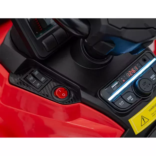 Quad Can Am Outlander ATV Raudonas 24v 14