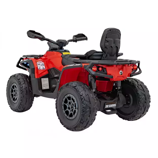 Quad Can Am Outlander ATV Raudonas 24v 6