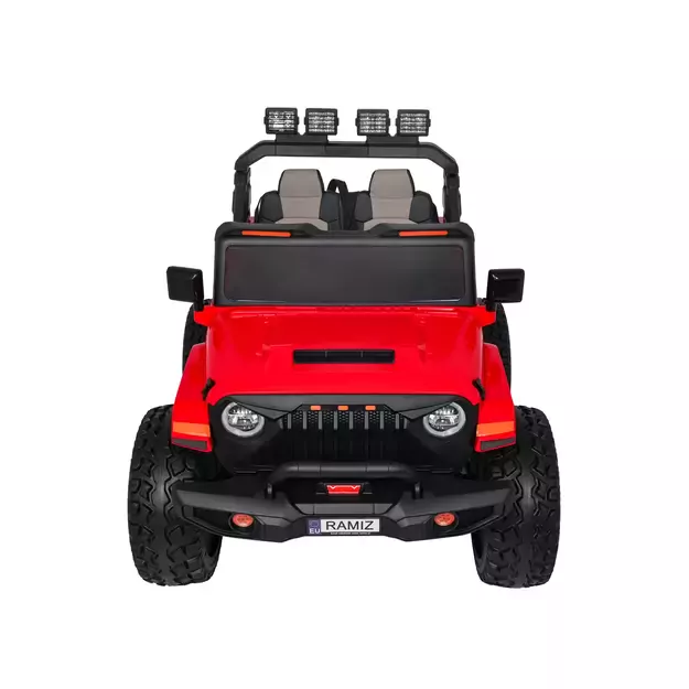 Keičiamo dydžio Extreme Sport 4x4 visureigis Raudonas