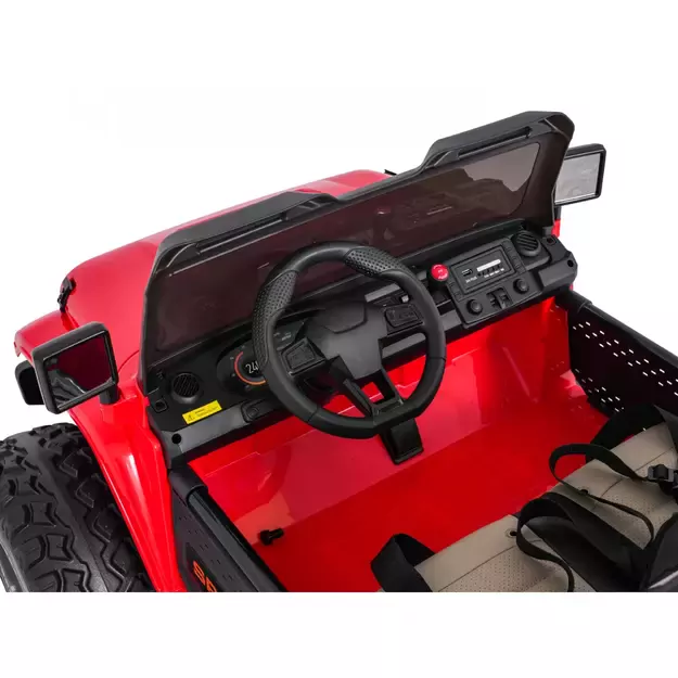 Keičiamo dydžio Extreme Sport 4x4 visureigis Raudonas