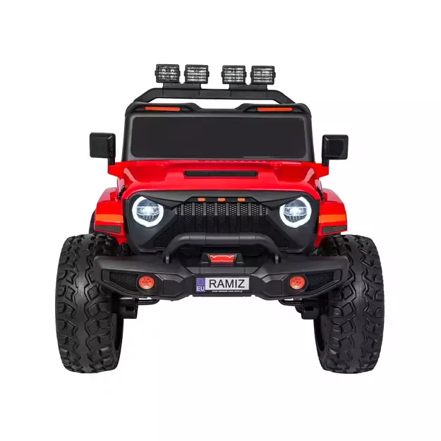 Keičiamo dydžio Extreme Sport 4x4 visureigis Raudonas