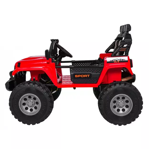 Keičiamo dydžio Extreme Sport 4x4 visureigis Raudonas