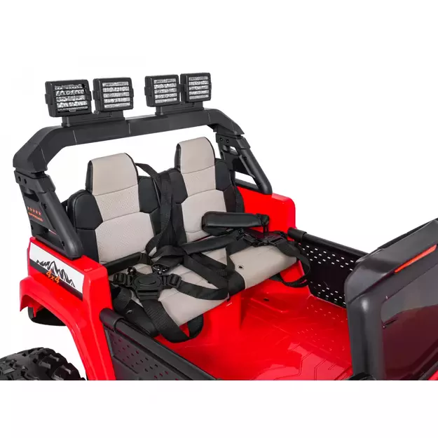 Keičiamo dydžio Extreme Sport 4x4 visureigis Raudonas