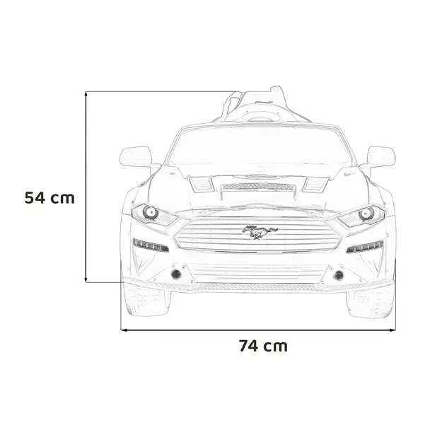 Ford Mustang GT Raudonas