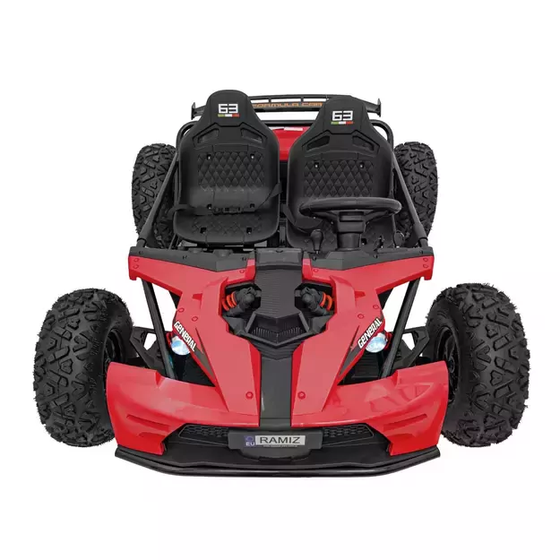 GENERAL 63 Buggy Raudonas