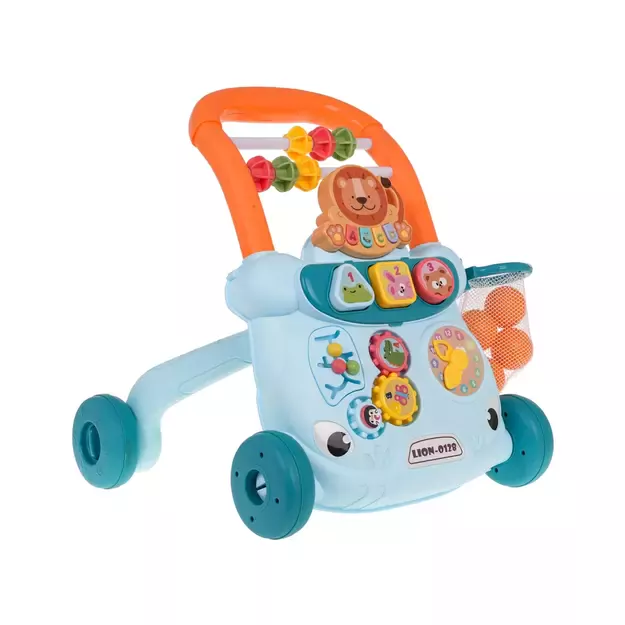 Daugiafunkcis stumiamas vežimėlis su priedais, mėlynas 1 Daugiafunkcis stumiamas vežimėlis su priedais, mėlynas 1