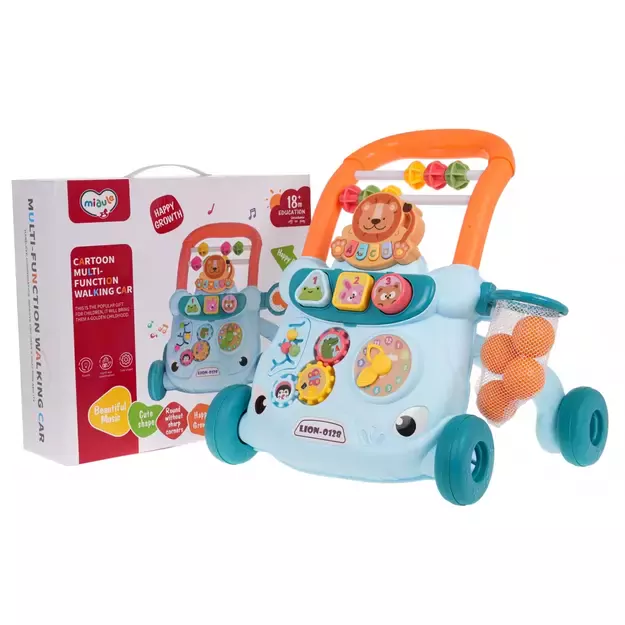 Daugiafunkcis stumiamas vežimėlis su priedais, mėlynas 7 Daugiafunkcis stumiamas vežimėlis su priedais, mėlynas 7