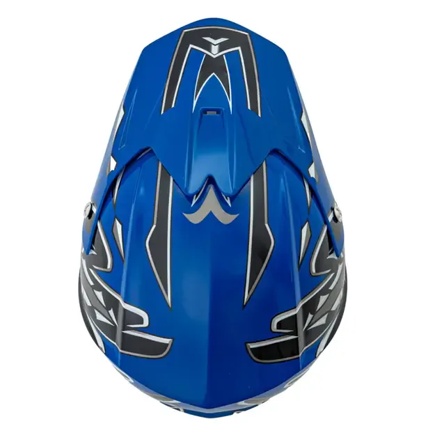 Enduro motociklo šalmas mėlynas M 6